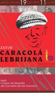 CARTEL HOMENAJE AL CHOZAS DE LA CARACOLÁ 2003