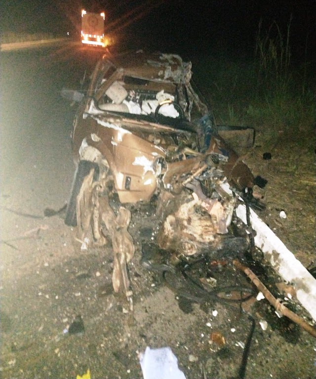 Motorista morre ao colidir carro contra ônibus na BR-343 em Cocal, no norte do Piauí