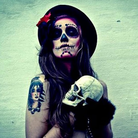 Skulls Everywhere: 15 Mirthless Blackwork Skull Tattoos by Ignacio TTD