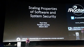 Rooted2017 - Paul Vixie y Scaling Properties of Software and System Security