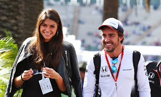 Fernando Alonso C A C C S Girlfriend Linda Morselli 