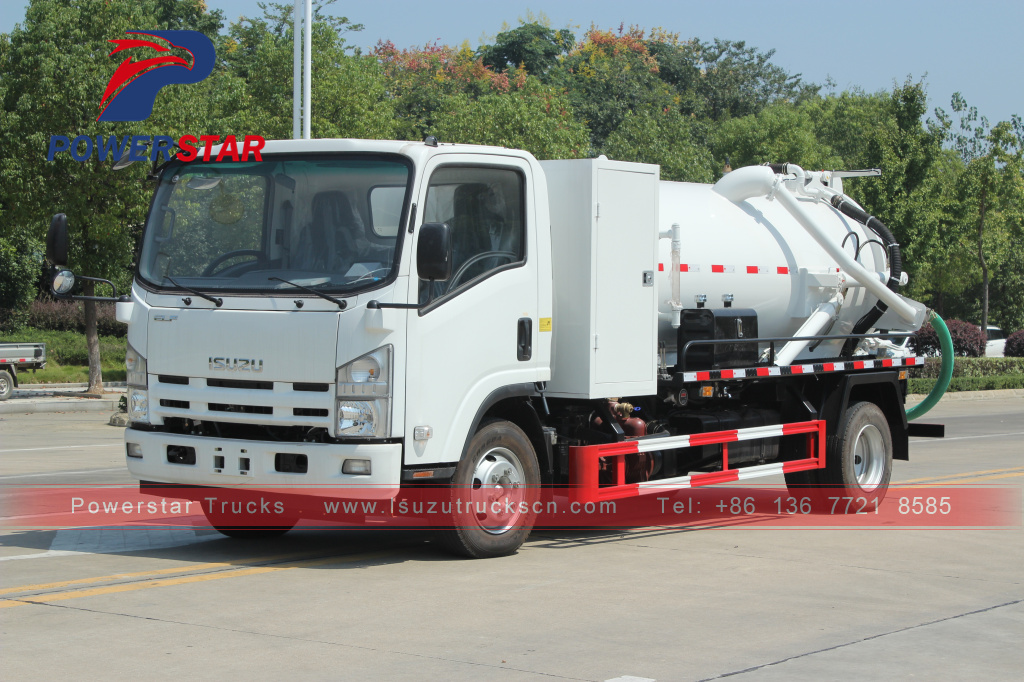 ISUZU Fire Trucks, ISUZU Fuel/Water Tanker Trucks, Isuzu Road Sweeper, ISUZU Garbage compactor truck: ISUZU NKR ELF 700P NPR Vacuum Sewer Sludge Cleaning Sewage Suction Tank Fecal Sucker Tanker Truck sale to ISUZU Fire Trucks, ISUZU Fuel/Water Tanker Trucks, Isuzu Road Sweeper, ISUZU Garbage compactor truck: ISUZU NKR ELF 700P NPR Vacuum Sewer Sludge Cleaning Sewage Suction Tank Fecal Sucker Tanker Truck sale to