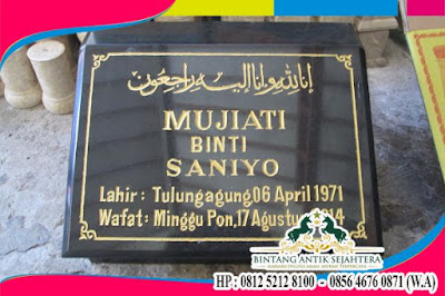 Contoh Nisan Minimalis Batu Alam