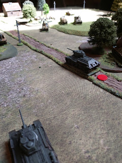 Germans fire on the T-34s