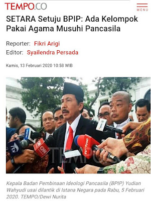 Setara Institute Gagal Faham