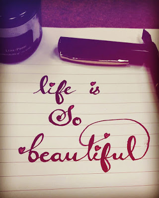 Life Is Beautiful | Calligraphy | Calligraphy Fonts | Calligraphy Writing |