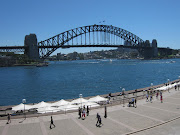The Sydney Harbour Bridge was opened on 19th March 1932, so tomorrow it . (harbour bridge forecourt)