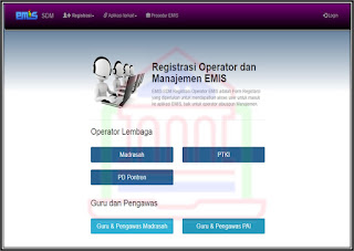 registrasi emis sdm