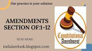 AMENDMENTS SECTION OF:1-12