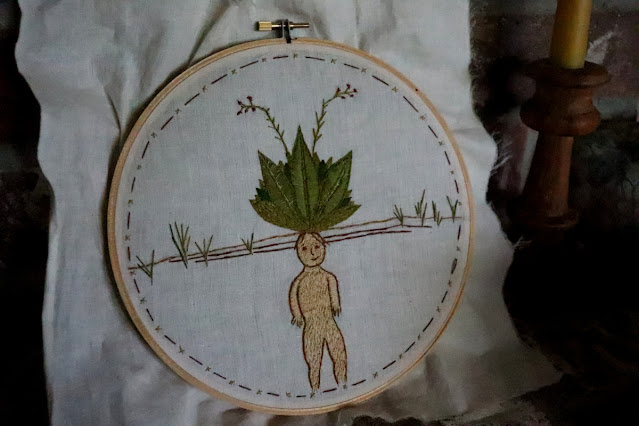 tiffany davidson - folk embroidery - strange art