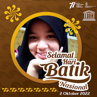 Twibbon Hari Batik Nasional dan Internasional Tahun 2022 Terpopuler