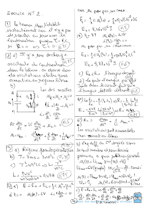 devoir de synthèse 1 physique baccalauréat Mathématique avec correction , devoirs physique bac math, فرض تأليفي 1  فيزياء مع الاصلاح بكالوريا رياضيات