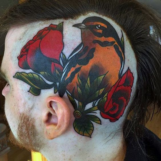 Tatuajes en la cabeza para hombres