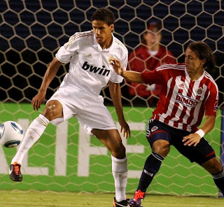 Varane played a sensational game against Chivas Guadalajara