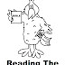 New Child Reading Bible Coloring Page