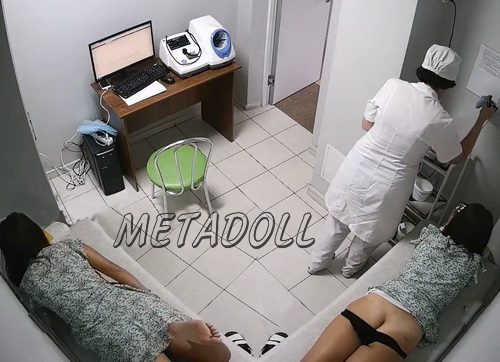 Video shot on a hidden camera in the medical office (Medical Examinations SpyCam 19-22)