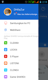 koneksi shareit android ke dalam komputer