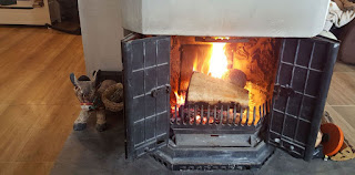 Our beautiful open fire, that we can't use