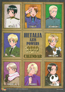 Hetalia Axis Powers 2010 Calendar