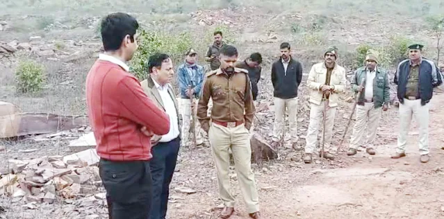रायसेन, जिस जगह पर उत्खनन माफियाओं ने किया था डिप्टी रेंजर पर हमला, उस जगह का कलेक्टर व एसपी ने किया निरीक्षण