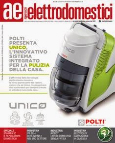 AE Apparecchi Elettrodomestici 2014-08 - Ottobre 2014 | ISSN 0003-6668 | TRUE PDF | Mensile | Professionisti | Elettrodomestici
AE Apparecchi Elettrodomestici nella casa moderna è la più autorevole e accreditata rivista specializzata italiana dedicata al mondo degli elettrodomestici. È stata fondata nel 1953.
Questo mensile, conosciuto inizialmente come specialista dei prodotti definiti bianchi (lavaggio, freddo, cottura) e piccoli ha saputo adeguare nel tempo i propri contenuti alle novità proposte dall’industria al mercato, presidiando in modo completo tutte le categorie merceologiche del panorama degli apparecchi elettrodomestici: bianco, piccolo, incasso, riscaldamento, climatizzazione, bruno, telefonia, sistemi domotici, entertainment.
La testata collabora attivamente con gli istituti d’indagini economiche, le università, gli enti di certificazione e le più importanti associazioni di categoria. Fornisce pertanto informazioni tecniche, economiche e commerciali di particolare attualità e interesse per il settore ed è presente alle manifestazioni fieristiche del settore in occasione delle quali vengono effettuati ampi reportage.