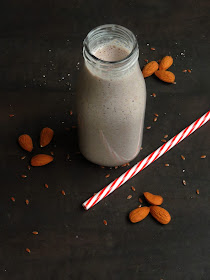 Almond Chia seeds Breakfast Smoothie