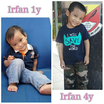 irfan hensem, irfan 4 tahun