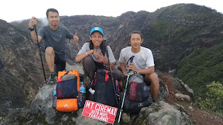 lintas pendakian gunung ciremai via linggarjati apuy 2019 ultralight hiking gunung ciremai condang amis bapk tere tanjakan seruni pengasinan