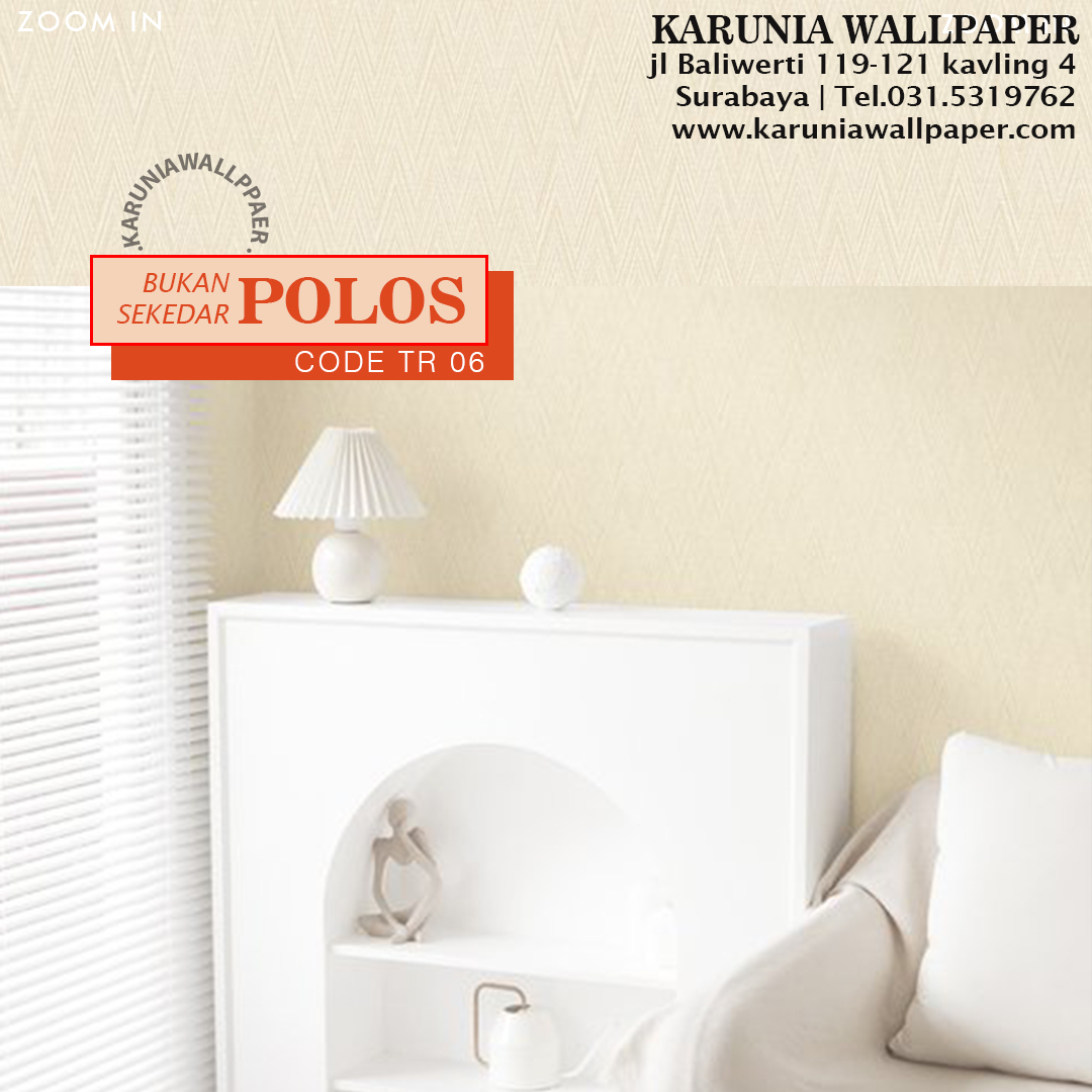 jual wallpaper krem polos