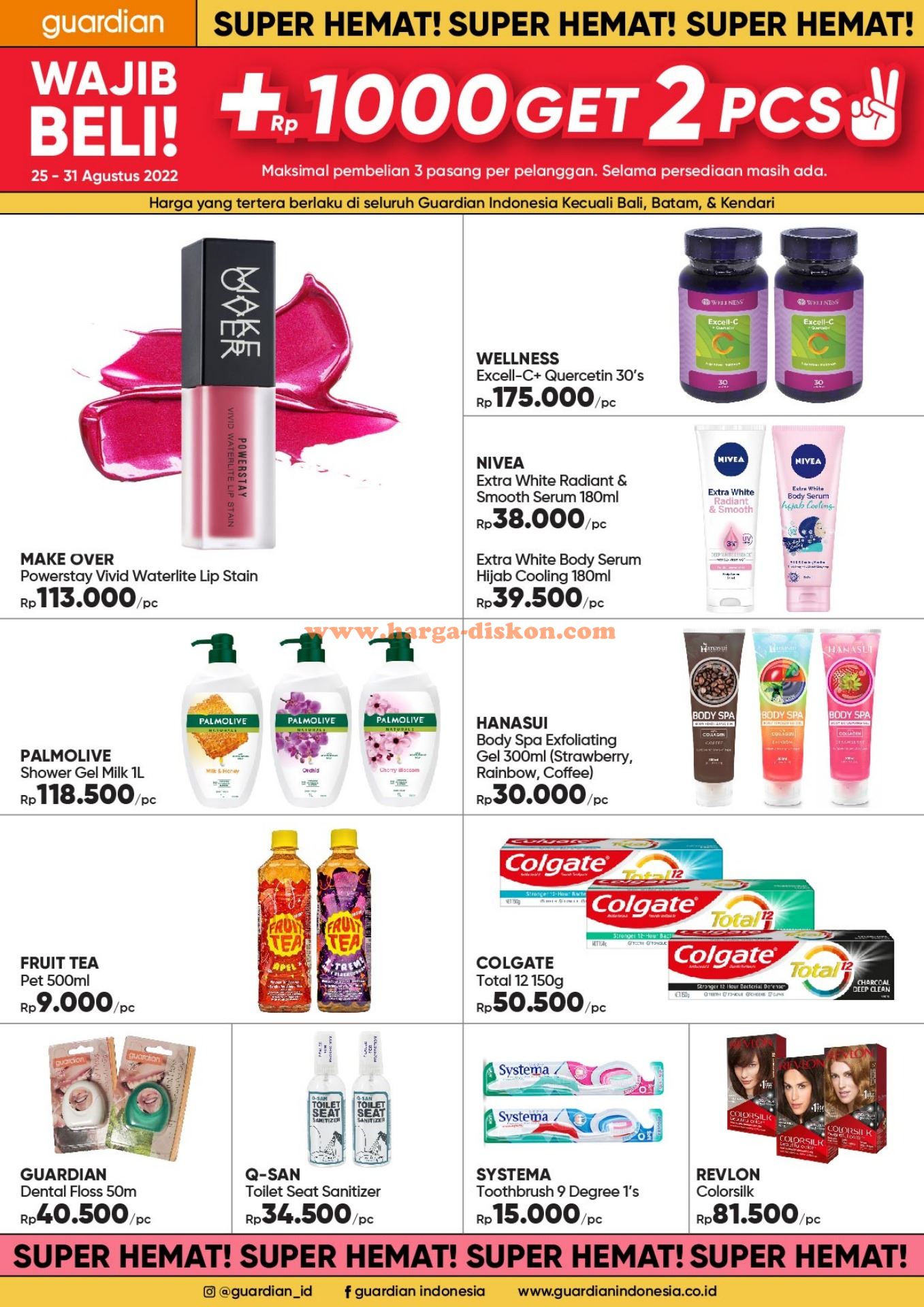 Katalog Promo GUARDIAN Super Hemat 25 - 31 Agustus 2022