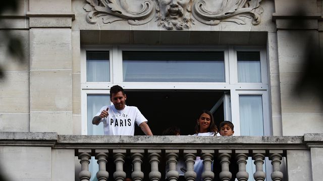 1er entraînement pour Lionel Messi avec Paris Saint-Germain