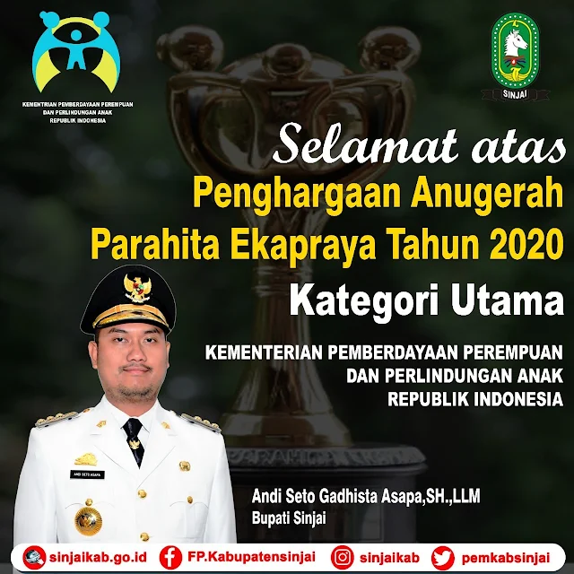 Fakta! Selain Berada Diposisi Ketiga Laju Pertumbuhan PDRB di Sulsel, Bupati Sinjai bersama Jajaranya Raih Penghargaan APE