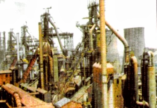 Array of SAIL Blast Furnaces