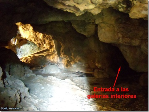 Vestíbulo de la Cova Fosca - Vall d´Ebo
