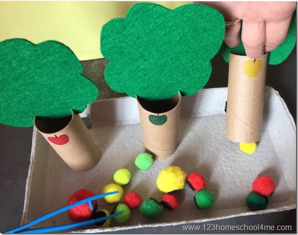 fun fall kids activity for preschool