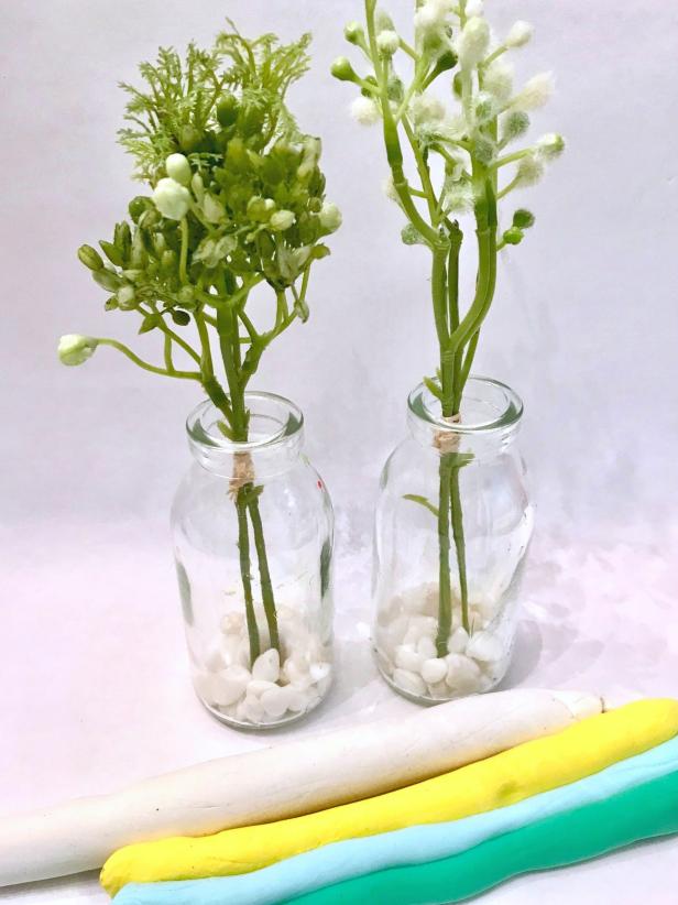 kerajinan tangan dari  botol  bekas diy vas  bunga  dari  