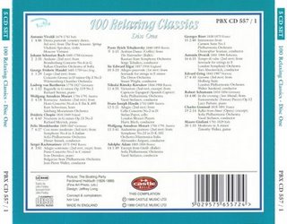 CD1 back - V.a. - 100 relaxing classics