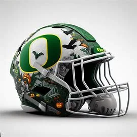 Oregon Ducks Halloween Concept Helmets