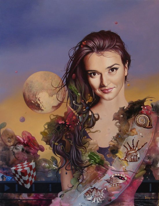 Dragan Ilic Di Vogo arte pinturas realismo mágico fantástico fantasia surreais mulheres cores texturas beleza