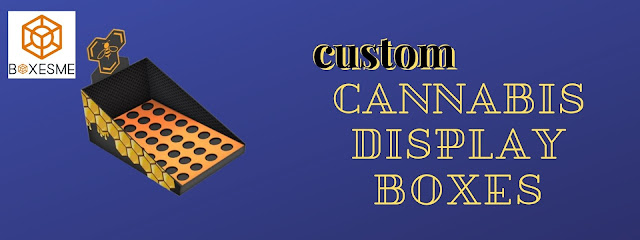 custom cannabis display boxes with logo 