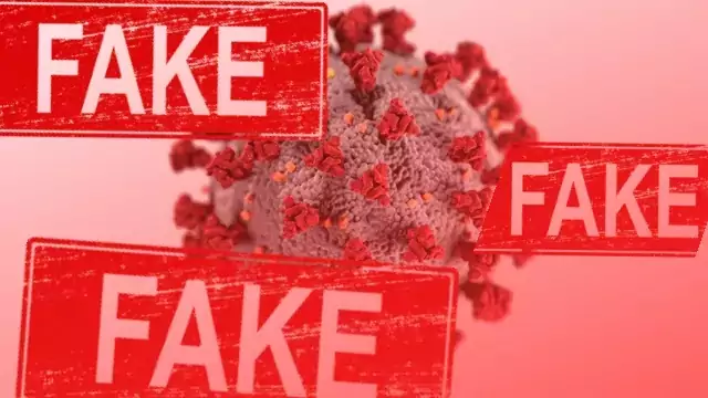 Fake corona image