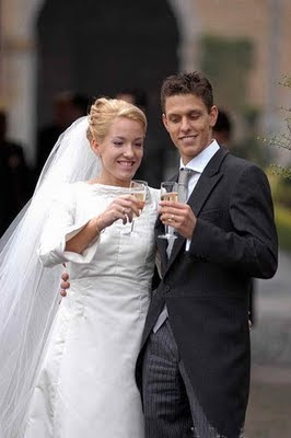 Justine Henin with Husband