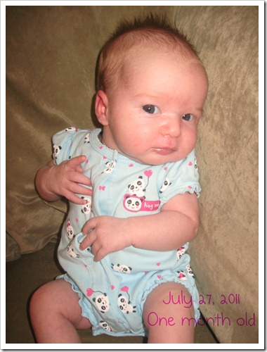One month old