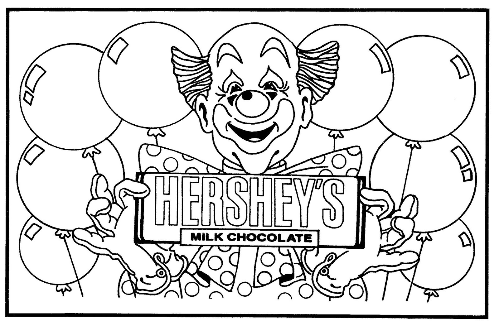 Chocolate Coloring Pages