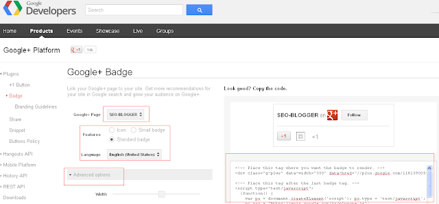 Google to Follow Widget for Blogger and Wordpress