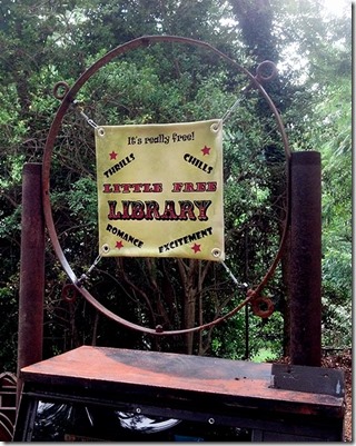 Libray complete sign