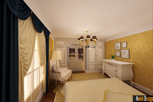 Amenajarea unui dormitor clasic - Amenajari interioare case clasice Bucuresti