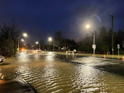 Flooding in Langley