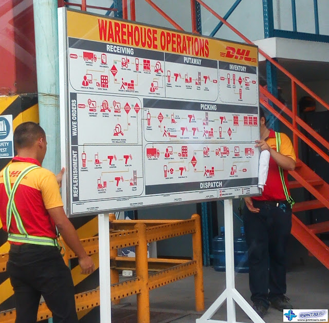 Warehouse Operations Signage - DHL Philippines