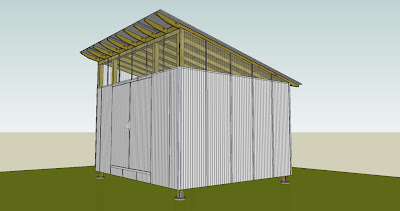 how to build a wood shed foundation